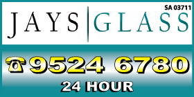 JAYS GLASS - GLASS REPAIRERS INSURANCE WORK WELCOME DIRECT BILLING - 24HR EMERGENCY 