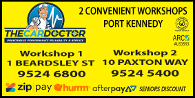 THE CAR DOCTOR - ZIPPAY AVAILABLE  -  SERVICING START FROM ONLY $135 - AUTOMOTIVE SERVICE PORT KENNEDY CAR SERVICING COURTESY CAR